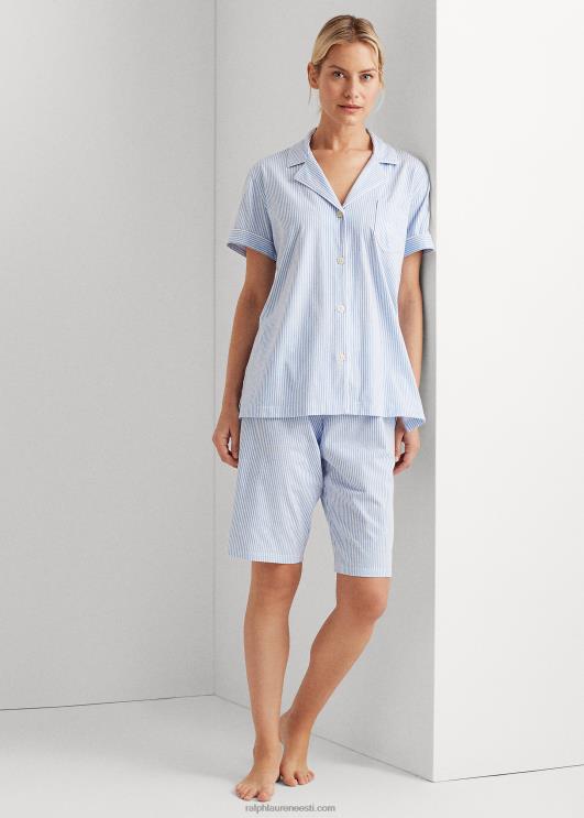 Ralph Lauren naised puuvillane bermuda pj komplekt PR0V4232 fbwst
