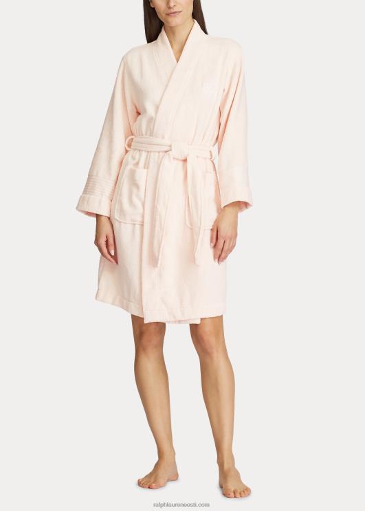 Ralph Lauren naised puuvillasest froteeriidest rüü PR0V4252 heleroosa