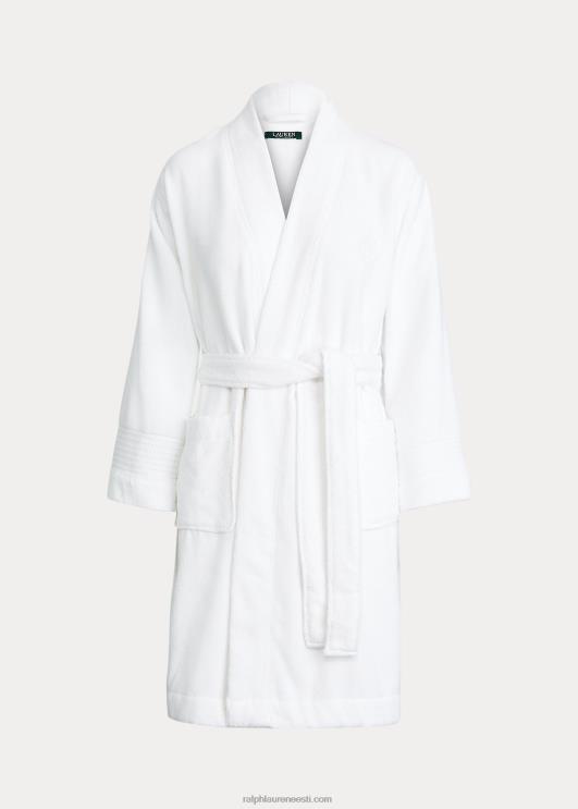 Ralph Lauren naised puuvillasest froteeriidest rüü PR0V4253 valge