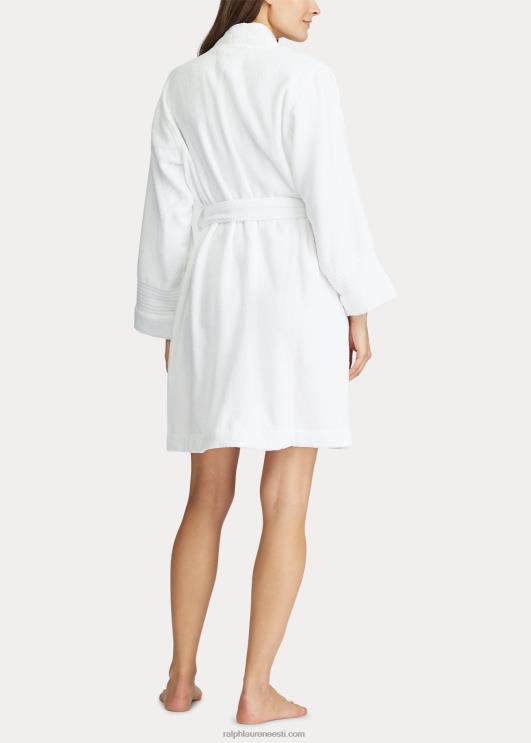 Ralph Lauren naised puuvillasest froteeriidest rüü PR0V4253 valge