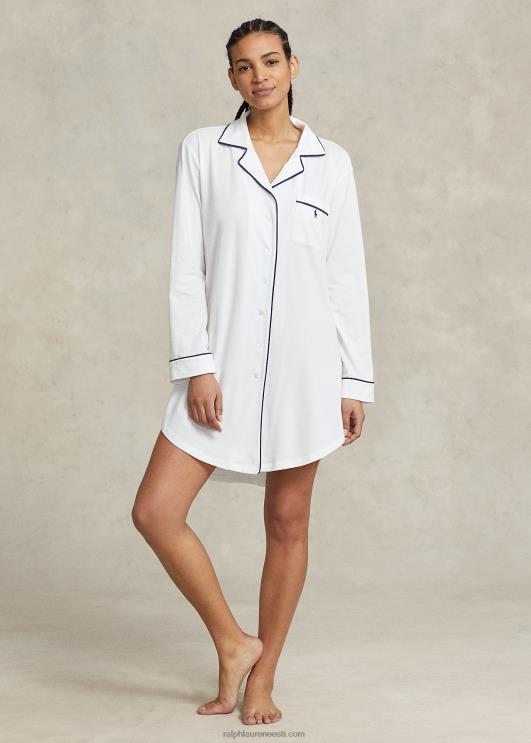 Ralph Lauren naised särgist magamissärk PR0V3011 valge pilv