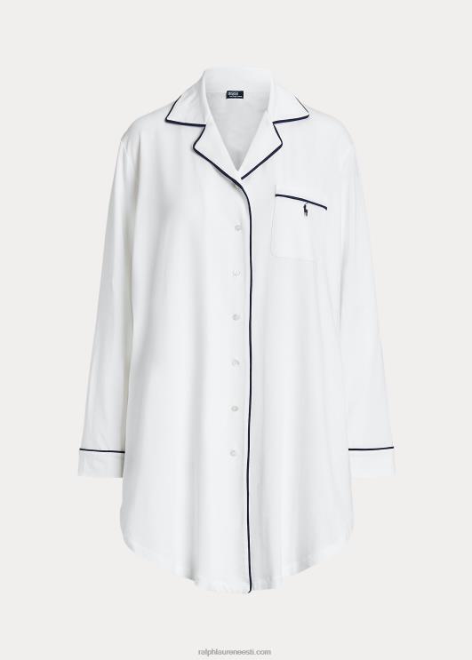 Ralph Lauren naised särgist magamissärk PR0V3011 valge pilv