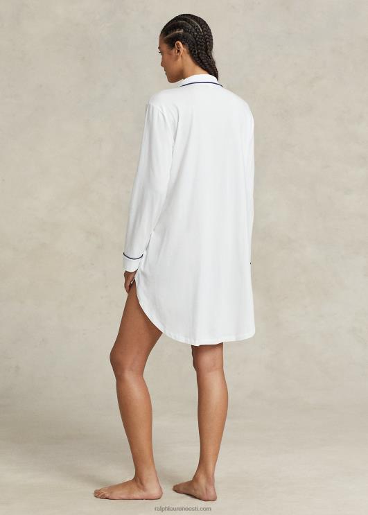 Ralph Lauren naised särgist magamissärk PR0V3011 valge pilv