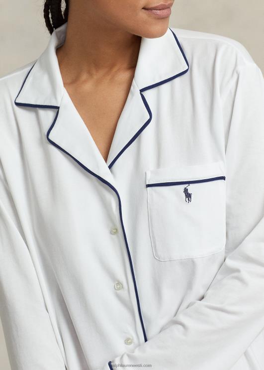 Ralph Lauren naised särgist magamissärk PR0V3011 valge pilv