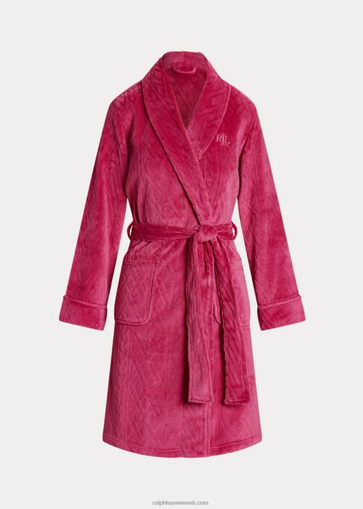 Ralph Lauren naised tepitud rätikkraega rüü PR0V9583 tumeroosa