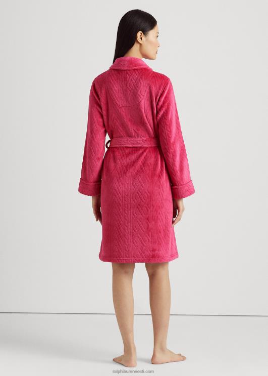 Ralph Lauren naised tepitud rätikkraega rüü PR0V9583 tumeroosa