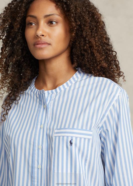 Ralph Lauren naised triibuline popliinist magamissärk PR0V2892