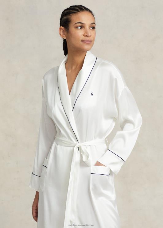 Ralph Lauren naised veniv siidist hommikumantel PR0V3016 ekru