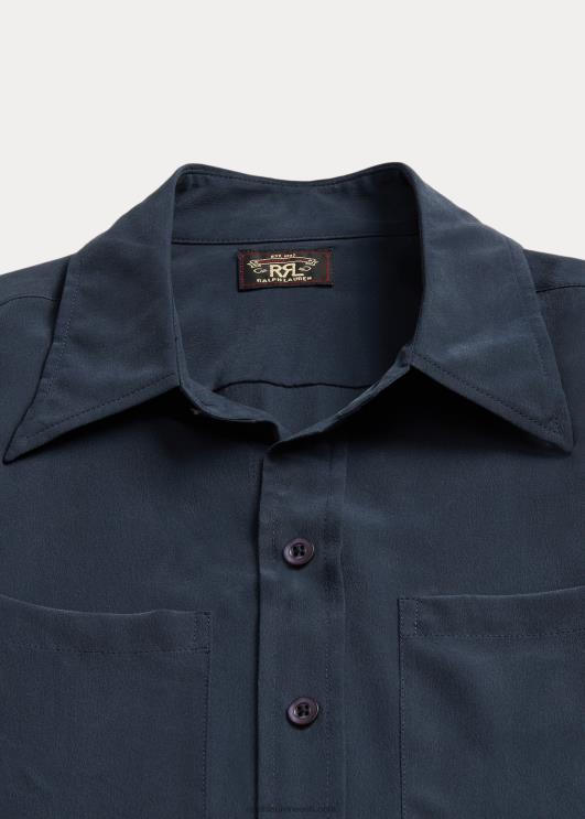 Ralph Lauren naised siidist krepppluus PR0V3662 merevägi