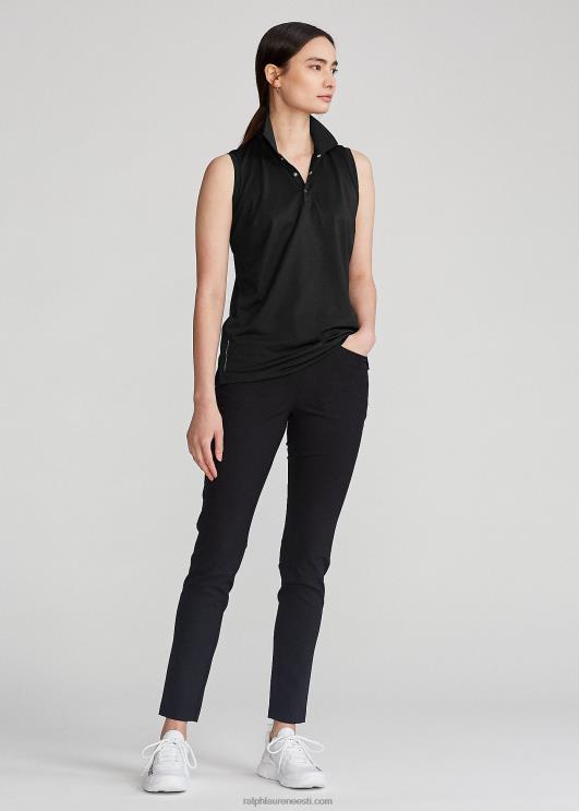 Ralph Lauren naised Klassikalise istmega varrukateta polosärk PR0V3748 must