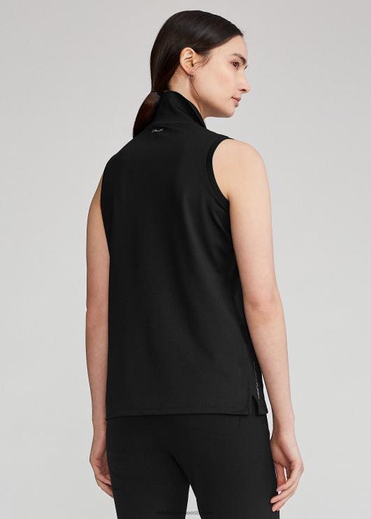 Ralph Lauren naised Klassikalise istmega varrukateta polosärk PR0V3748 must