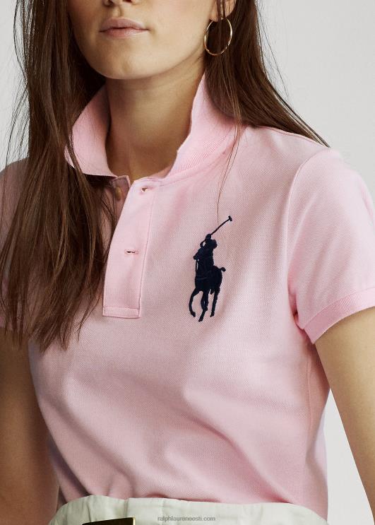 Ralph Lauren naised kõhn istuv suur poni polosärk PR0V4762 roosa magenta