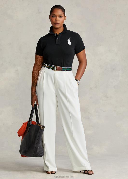 Ralph Lauren naised kõhn istuv suur poni polosärk PR0V4763 must