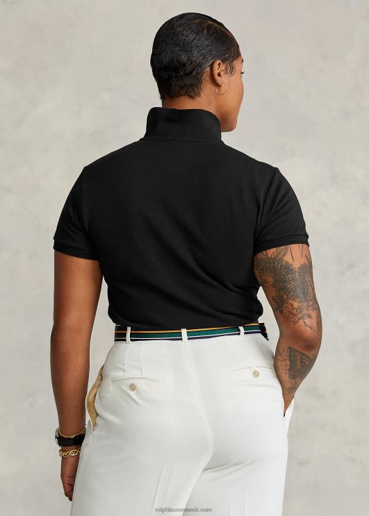 Ralph Lauren naised kõhn istuv suur poni polosärk PR0V4763 must