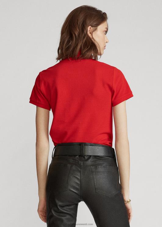 Ralph Lauren naised kõhn istuv suur poni polosärk PR0V4765 punane