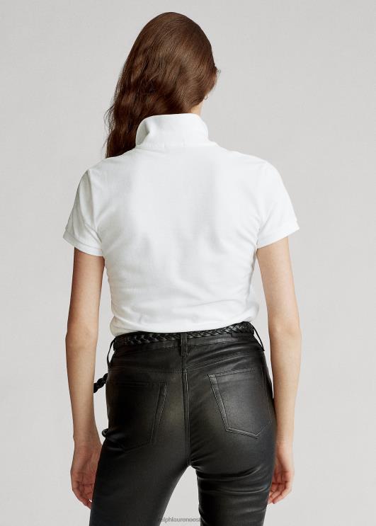 Ralph Lauren naised kõhn istuv suur poni polosärk PR0V9495 valge/merepunane