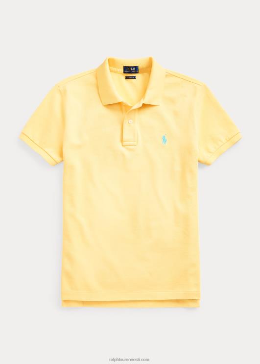 Ralph Lauren naised klassikaline võrkkangast polosärk PR0V9220 maisi kollane