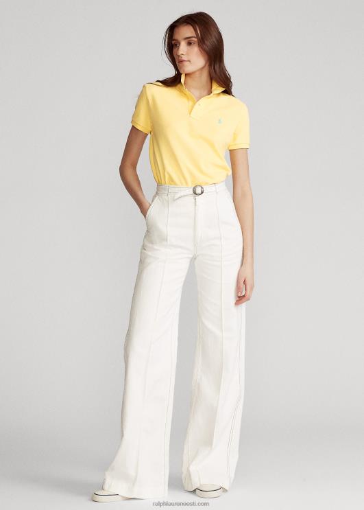 Ralph Lauren naised klassikaline võrkkangast polosärk PR0V9220 maisi kollane