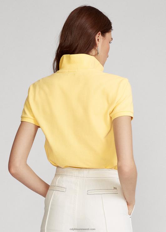 Ralph Lauren naised klassikaline võrkkangast polosärk PR0V9220 maisi kollane