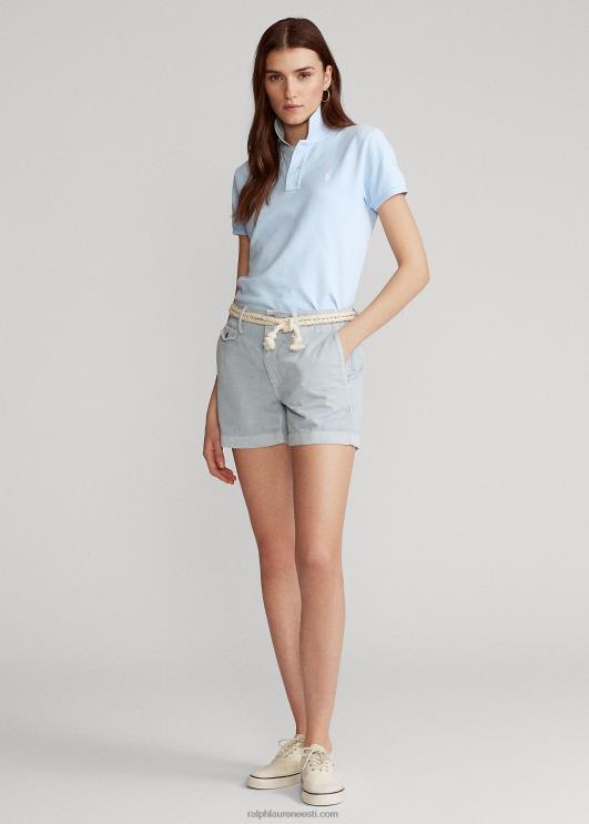 Ralph Lauren naised klassikaline võrkkangast polosärk PR0V9228 kontorisinine