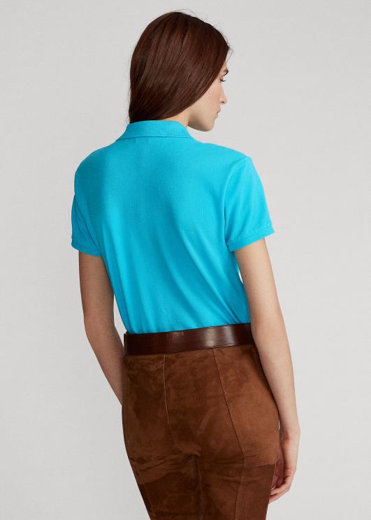 Ralph Lauren naised klassikaline võrkkangast polosärk PR0V9230 abajas sinine