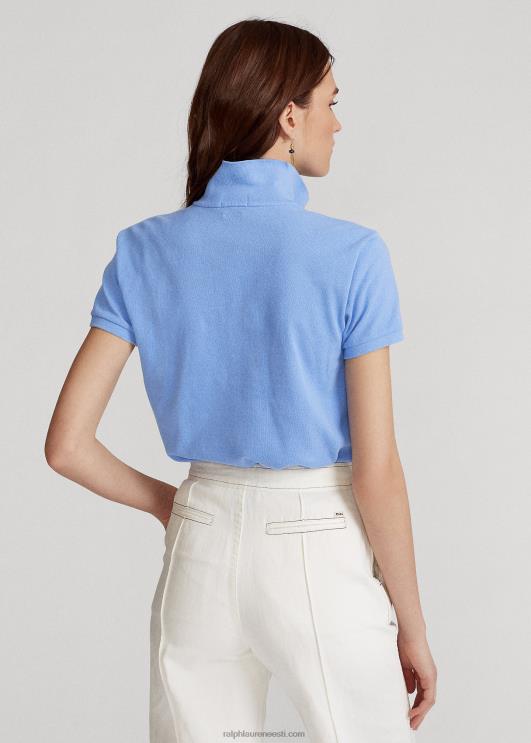 Ralph Lauren naised klassikaline võrkkangast polosärk PR0V9231 sadamasaar sinine
