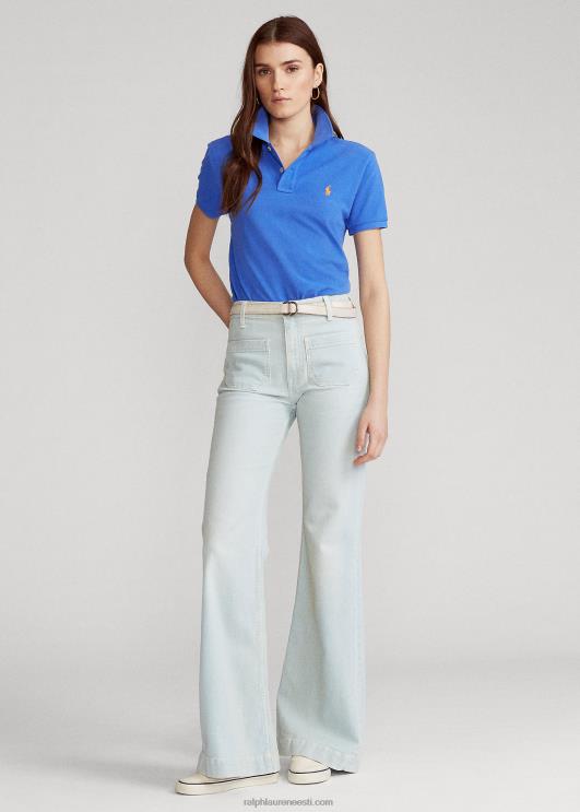 Ralph Lauren naised klassikaline võrkkangast polosärk PR0V9233 uus iirise sinine