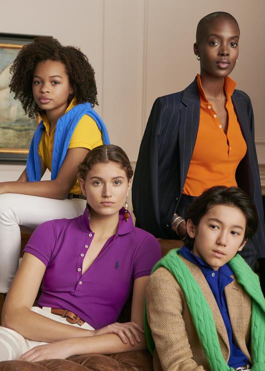 Ralph Lauren naised klassikaline võrkkangast polosärk PR0V9237 paloma lilla