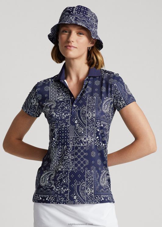 Ralph Lauren naised kohandatud istuvusega bandaanimustriga polo PR0V9188