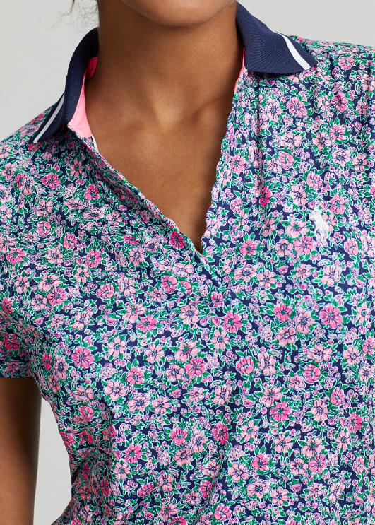 Ralph Lauren naised kohandatud istuvusega jersey polosärk PR0V9388 botaaniline ettevalmistus