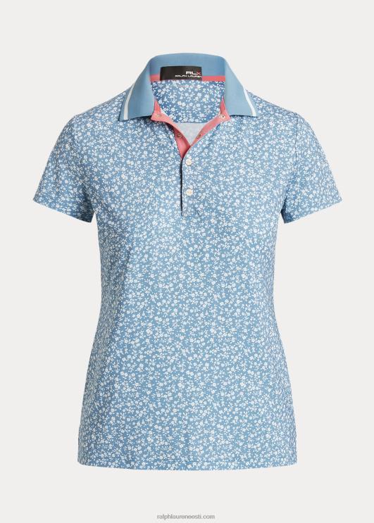 Ralph Lauren naised kohandatud istuvusega lilleline jersey polosärk PR0V3746 põld lilleline