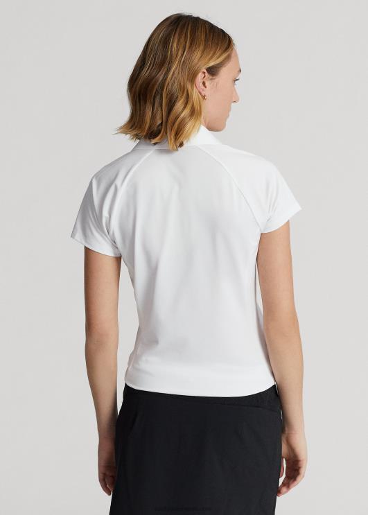 Ralph Lauren naised kohandatud istuvusega pikee polosärk PR0V9392 keraamiline valge