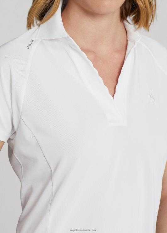 Ralph Lauren naised kohandatud istuvusega pikee polosärk PR0V9392 keraamiline valge