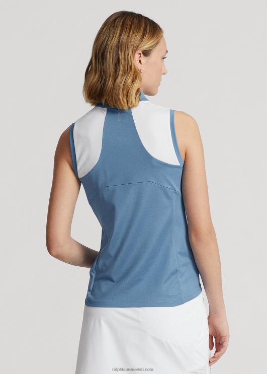 Ralph Lauren naised kohandatud varrukateta pikeesärk PR0V3709 hatteras sinine