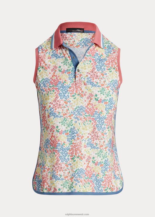 Ralph Lauren naised kohandatud varrukateta polosärk PR0V3739 võtme lääne kroonlehed