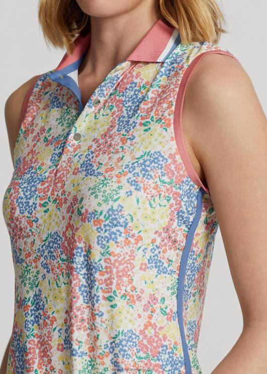 Ralph Lauren naised kohandatud varrukateta polosärk PR0V3739 võtme lääne kroonlehed