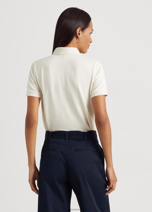 Ralph Lauren naised pikee polosärk PR0V4091 mascarpone kreem