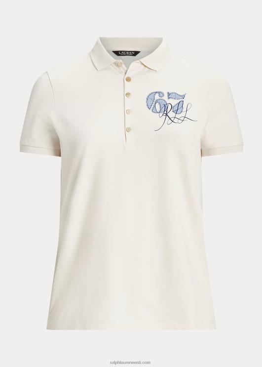 Ralph Lauren naised pikee polosärk PR0V4645 mascarpone kreem