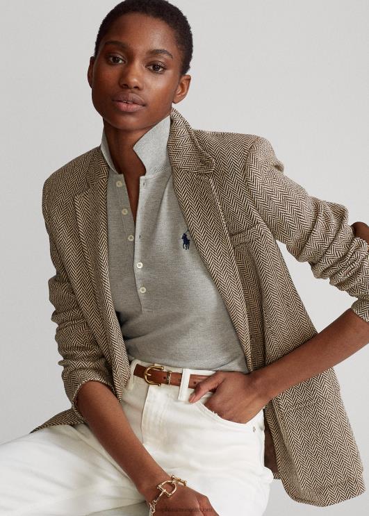 Ralph Lauren naised slim fit stretch polosärk PR0V3245 ja üle kanarbiku