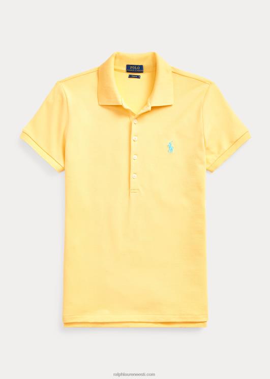 Ralph Lauren naised slim fit stretch polosärk PR0V3252 maisi kollane