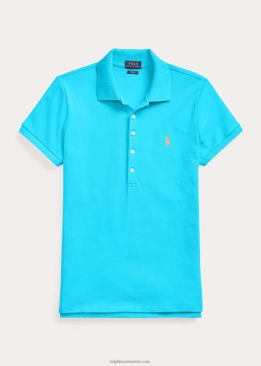 Ralph Lauren naised slim fit stretch polosärk PR0V3262 abajas sinine