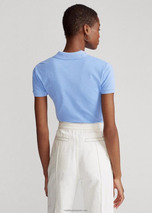 Ralph Lauren naised slim fit stretch polosärk PR0V3264 sadamasaar sinine