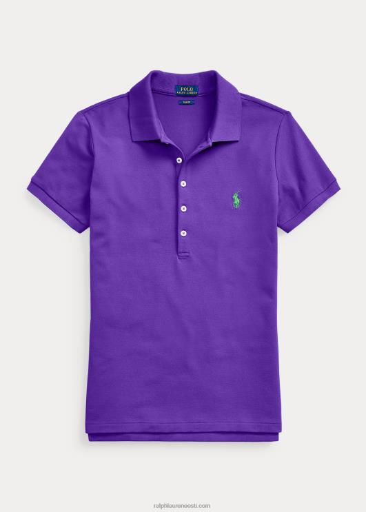 Ralph Lauren naised slim fit stretch polosärk PR0V3270 suvila lilla