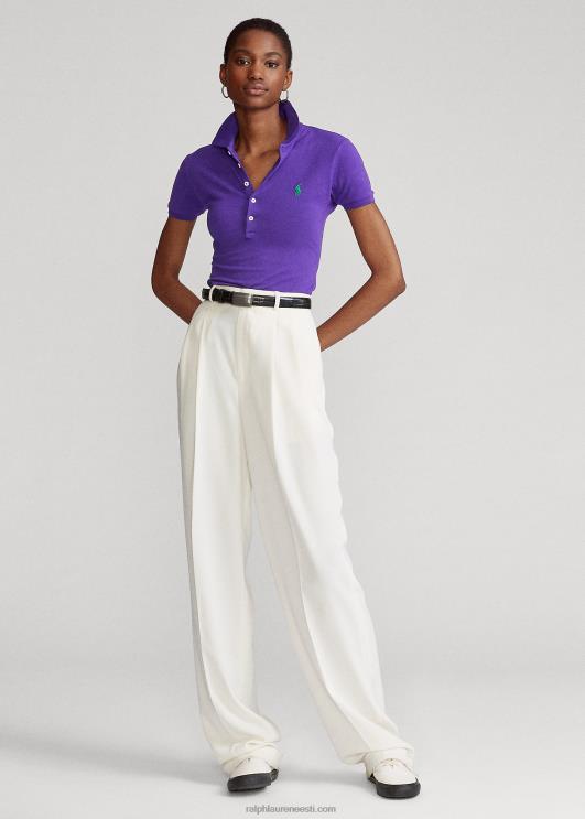 Ralph Lauren naised slim fit stretch polosärk PR0V3270 suvila lilla