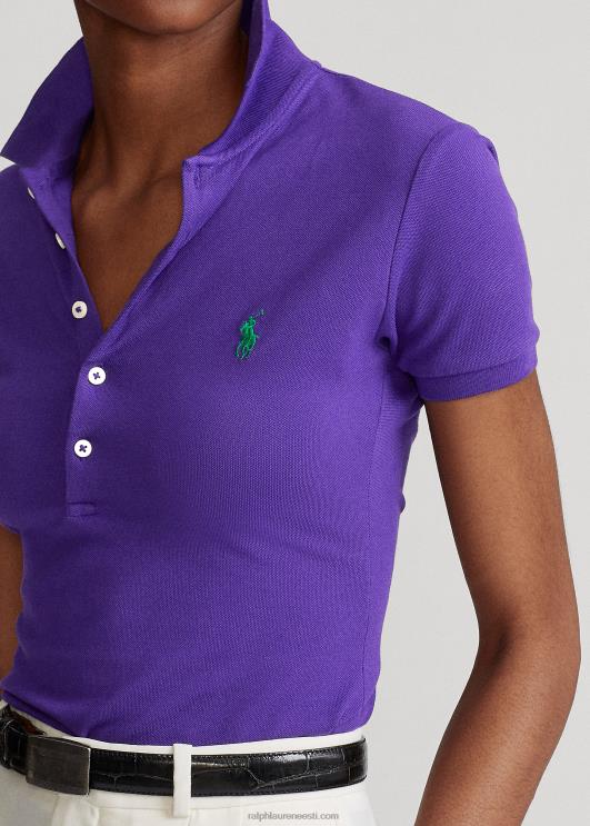 Ralph Lauren naised slim fit stretch polosärk PR0V3270 suvila lilla