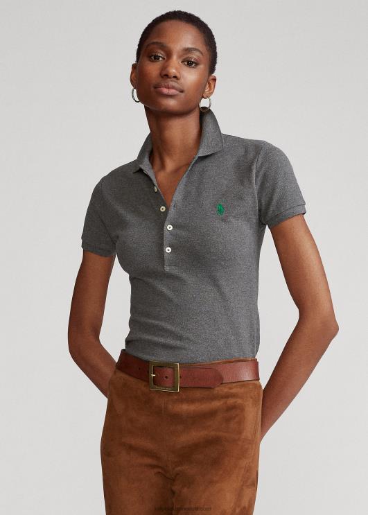 Ralph Lauren naised slim fit stretch polosärk PR0V3272 barclay kanarbik