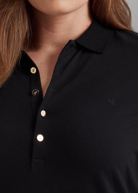 Ralph Lauren naised veniv pikee polosärk PR0V4626 must