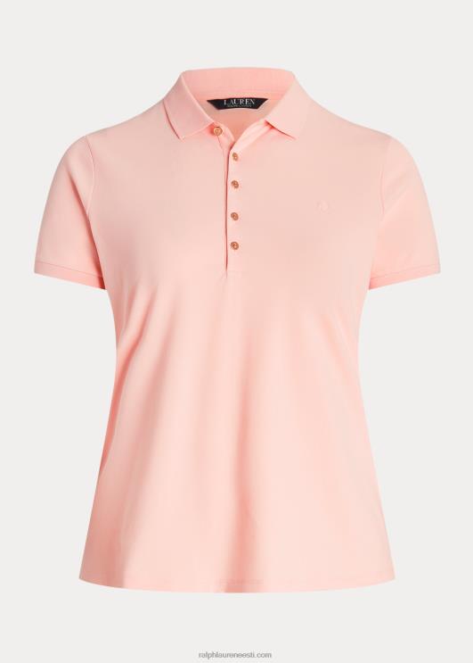 Ralph Lauren naised veniv pikee polosärk PR0V4627 kahvaturoosa