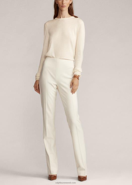 Ralph Lauren naised alandra villane krepp püksid PR0V3459 lux kreem