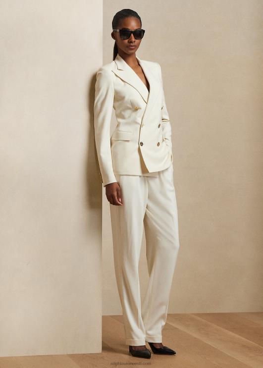 Ralph Lauren naised andela villasegu püksid PR0V9356 kreem